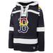 Men's '47 Navy Boston Red Sox Rainbow Pride Lacer Pullover Hoodie