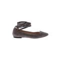 Vince Camuto Flats: Gray Print Shoes - Women's Size 7 - Almond Toe