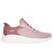 Skechers Women's Slip-ins: BOBS Sport Squad Chaos Sneaker | Size 9.0 | Blush Pink | Textile/Synthetic | Vegan | Machine Washable