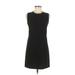 Narciso Rodriguez Cocktail Dress - Shift Crew Neck Sleeveless: Black Print Dresses - Women's Size 8