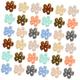 minkissy 36 Pcs Clip Hair Accessories French Clip Girls Flower Hair Clips Girls Hair Clamp Flower Claw Princess Hair Accessories for Girls Hair Clips for Thin Hair Jelly Jaws Miss Plastic