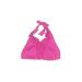 Ralph Lauren Swimsuit Top Pink Solid Halter Swimwear - Women's Size X-Small