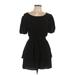 Wild Fable Casual Dress - Mini: Black Solid Dresses - Women's Size Large