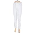 J.Crew Jeggings - High Rise Skinny Leg Boyfriend: White Bottoms - Women's Size 29 - White Wash