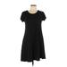 Market and Spruce Casual Dress - Shirtdress: Black Dresses - Women's Size Medium