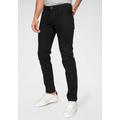 Regular-fit-Jeans BUGATTI "Flexcity" Gr. 42, Länge 32, schwarz (black) Herren Jeans Regular Fit