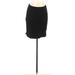 Eileen Fisher Casual Mini Skirt Mini: Black Solid Bottoms - Women's Size Medium Petite
