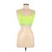 Victoria's Secret Pink Active Tank Top: Green Activewear - Women's Size Medium