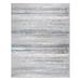 Blue/Gray 84 x 63 x 0.23 in Area Rug - Gertmenian Braga Enja Modern Glam Striped Grey Plush Polypropylene Area Rug | 84 H x 63 W x 0.23 D in | Wayfair