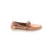 Marc Joseph New York Flats: Tan Print Shoes - Women's Size 4 - Almond Toe