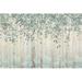 Andover Mills™ Dream Forest I Silver Leaves Paper/Metal in Green | 32" H x 48" W x 1.25" D | Wayfair A566DC7140634D85AC1229BF9957102A