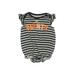 Majestic Short Sleeve Onesie: Gray Print Bottoms - Size 3-6 Month