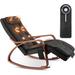 Isabelle & Max™ Alce 2-In-1 Shiatsu Back Massager & Rocking Chair, Recline Lounge w/ Remote Control | 24.4 H x 33.07 W x 34.25 D in | Wayfair