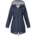 Impermeabile impermeabile da donna Casual Basic outdoor Trench giacche leggere con coulisse