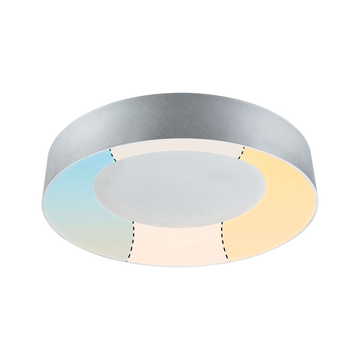 Paulmann LED Deckenleuchte CascaIP44White Switch 2100lm 230V 23WAlu matt 71095 Image