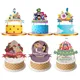 Disney Snow White Tangled Teen Tians Go Cake Topper Party Decorations for Kids Gifts Cake Banner