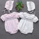 Korean Style Newborn Baby Girls Jumpsuit Infant Baby Girls Bodysuits Summer Baby Girls Cotton