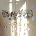 Crystal Suncatcher Sun Catcher to Hang Tree of Life Wind Pendants Hanging Glass Prisms Wind Chimes