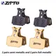 ZTTO 4 Pairs Bicycle Semi/Full-Metallic Brake Pads For Formula R1 R1R RO RX T1 The Mega The One The