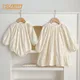 Autumn Sweet Kids Baby Girls Long Sleeve Sisters Dress Infant Kids Baby Girls Embroidery Princess