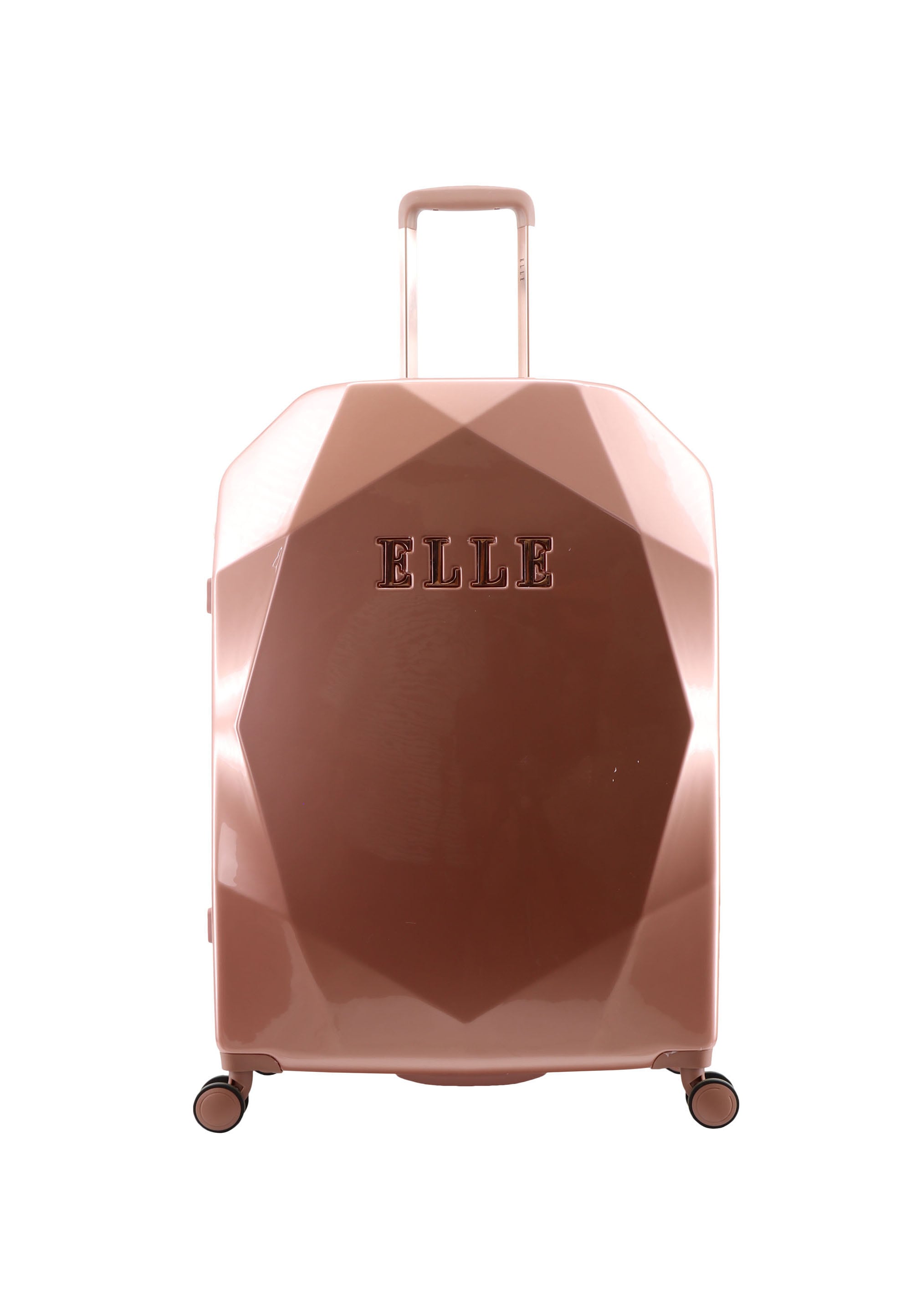 Koffer ELLE "Diamond", Gr. B/H/T: 40,3 x 76,5 x 30,5, rosa, Koffer, mit vollständig gefüttertem Innenraum Image