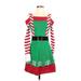 I'm In Love With Derek Casual Dress: Green Dresses - Women's Size Small