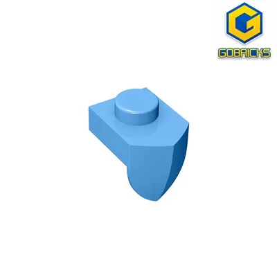 Gobricks 10PCS Bricks Kompatibel Baut Partikel 15070 1x1 für Bausteine Teile DIY Pädagogisches Image
