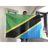 Himmel Flagge Tansania Flagge 90*150cm Polyester hängen Tansania National flagge Banner zum
