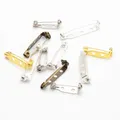 MIAOCHI Jewelry DIY Iron Brooch Base Back Bar Badge Holder Safe Lock Brooch Pins DIY Jewelry