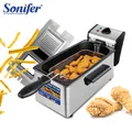 3L Deep Fryer Electric French Frie Frying Machine Oven Hot Pot Fried Chicken Grill Adjustable