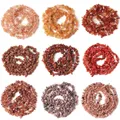 3-5MM Irregular Natural Stone Chips Yellow Orange Red Freeform Chip Gravel Beads Mookaite Agates For