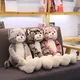 1pc 50-90cm Kawaii Cats Plush Toys Cute Stuffed Animals Fluffy Cat Dolls Soft Kids Toys Children