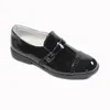 2023 neu Jungen Schuhe Qualität Lack leder Loafer Klett band Bankett Hochzeit Oxford Größe 25-38