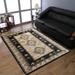 Rugsotic Carpets Hand Knotted Sumak Oriental Jute Floor Area Rug For Living Room Bedroom Multicolor 3 x5