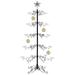 Wrought Iron Christmas Tree Metal Ornament Display Stand 174 Hook 84 H