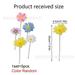 NUOLUX 1 Set of Garden Bee Stakes Decorative Colorful Flower Stakes Outdoor Yard Planter Stakes Garden Decors