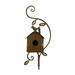 solacol Metal Bird House With Poles Outdoor Metal Bird House Stake Bird House For Patio Backyard Patio Outdoor Garden Decoration