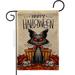 Kitty O Ween Falltime Halloween 13 x 18.5. in. Double-Sided Decorative Vertical House Garden Flag for Decoration Banner Yard Gift