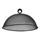 Hemoton 1Pc Plate Cover Dish Cover Mesh Cover Dining Table Round Style Anti Fly Mosquito Kitchen Stainless Steel Cover (Black)