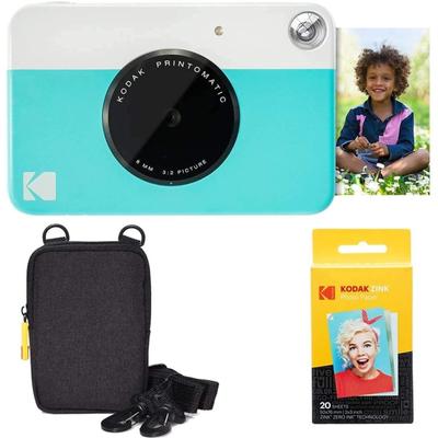 Kodak Printomatic 2x3" Instant Camera Basic Bundle with Zink Paper