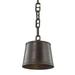 Troy Lighting F6683 Admirals Row 1 Light 12 Wide Pendant - Bronze