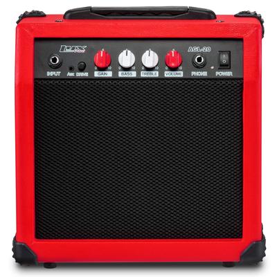 LyxPro Electric Guitar Amplifier 20 Watt Guitar Amp w/Built-In Speaker