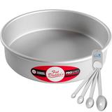 8 x 2 Inch Round Cake Pan with Lumintrail Spoon Set