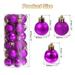 24Pcs 1.1" Christmas Balls Ornaments Shatterproof Hanging Balls Set