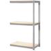 84 x 96 x 24 in. Expandable 3 Level Add-On Rack with Wood Deck Gray