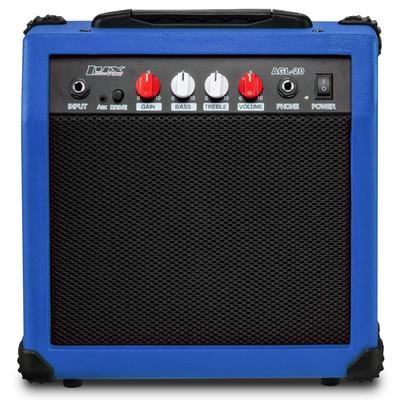 LyxPro Electric Guitar Amplifier 20 Watt Guitar Amp w/Built-In Speaker