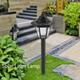 Solar Powered LED Lawn Lamp Outdoor Garden Landscape Yard Pathway Lighting Security Light