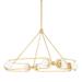 2541-AGB-Hudson Valley Lighting-Hartford - 236W 8 LED Chandelier-23.5 Inches Tall and 41 Inches Wide