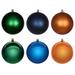Vickerman 3" Copper, Midnight Blue, and Midnight Green Ornament Assortment, 24 per box. - Gold