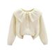 ZMHEGW Toddler Coats Kids Baby Boys Girls Solid Long Sleeve Sweater Cardigan Outer Outfits Clothes Jackets for Children